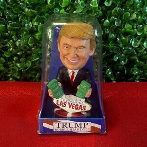 Donald Trump Las Vegas Bobble Head Doll Money Limited Edition New KC Hawaii
